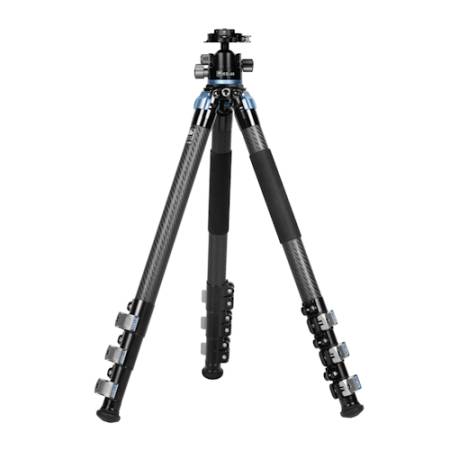 Sirui L-324F + KS-40 - statyw z włókna węglowego z głowicą kulową, 8-145cm, udźwig 18kg_1